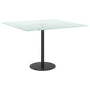 bordplade 60x60 cm 6 mm hærdet glas med marmordesign hvid
