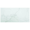 bordplade 100x50 cm 6 mm hærdet glas med marmordesign hvid