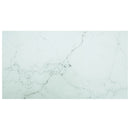 bordplade 120x65 cm 8 mm hærdet glas med marmordesign hvid