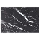 bordplade 100x62 cm 8 mm hærdet glas med marmordesign sort