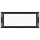 tv-bord 100x40x40 cm hærdet glas sort