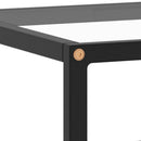 tv-bord 100x40x40 cm hærdet glas sort
