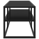 tv-bord 100x40x40 cm glas sort