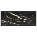tv-bord 100x40x40 cm marmorglas sort