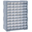 skuffereol med 60 skuffer 38x16x47,5 cm