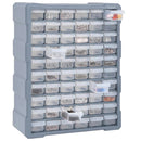 skuffereol med 60 skuffer 38x16x47,5 cm