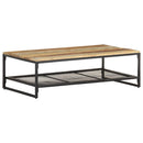 sofabord 110x60x35 cm massivt genbrugstræ
