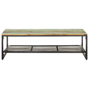 sofabord 110x60x35 cm massivt genbrugstræ