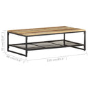 sofabord 110x60x35 cm massivt genbrugstræ