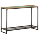konsolbord 110x35x75 cm massivt genbrugstræ