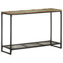 konsolbord 110x35x75 cm massivt genbrugstræ