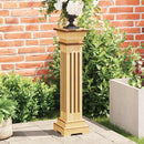klassisk plantestativ 17x17x66 cm MDF firkantet lys træfarve