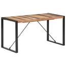 spisebord 140x70x75 cm massivt træ
