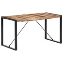 spisebord 140x70x75 cm massivt træ