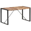 spisebord 140x70x75 cm massivt træ