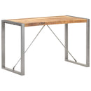 spisebord 120x60x75 cm massivt ru mangotræ