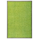 vaskbar dørmåtte 60x90 cm grøn