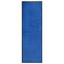 vaskbar dørmåtte 60x180 cm blå