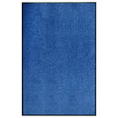 vaskbar dørmåtte 120x180 cm blå