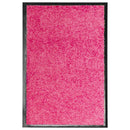 vaskbar dørmåtte 40x60 cm pink