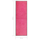 vaskbar dørmåtte 60x180 cm pink