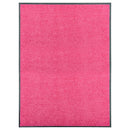 vaskbar dørmåtte 90x120 cm pink