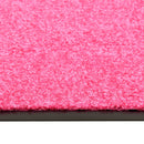 vaskbar dørmåtte 90x120 cm pink