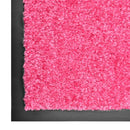 vaskbar dørmåtte 90x150 cm pink