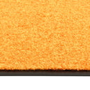 vaskbar dørmåtte 90x120 cm orange