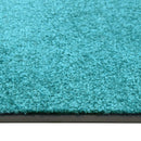 vaskbar dørmåtte 60x90 cm cyanblå