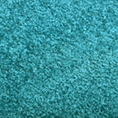 vaskbar dørmåtte 60x90 cm cyanblå