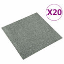 Tæppe 20 pcs Grøn 50 x 50 cm 100% Polypropylen