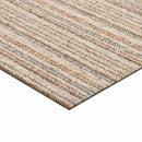 Tæppe 20 stk. Stribet beige 50 x 50 cm 100% Polypropylen