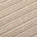 Tæppe 20 pcs Stribet beige 50 x 50 cm 100% Polypropylen