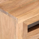 tv-bord 110x30x40 cm massivt akacietræ