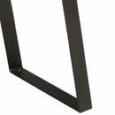 konsolbord 100x35x76 cm massivt akacietræ med naturlige kanter