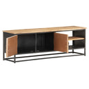 tv-skab 120x30x40 cm massivt akacietræ