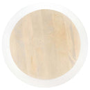 sofabord 68x68x30 cm massivt mangotræ hvid