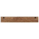 knagerække med 5 knager 100x2,5x15 cm massivt genbrugstræ