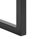 spisebordsstole med cantilever 2 stk. ægte læder sort