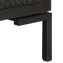 tv-skab 115x30x46 cm massivt mangotræ sort