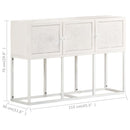 skænk 115x30x76 cm massivt mangotræ