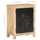skænk 60x35x75 cm massivt mangotræ