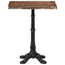 bistrobord 60x60x76 cm massivt genbrugstræ