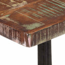 bistrobord 60x60x76 cm massivt genbrugstræ