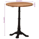 bistrobord Ø60x76 cm massivt akacietræ