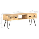 tv-skab 120x35x45 cm massivt mangotræ