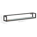væghylder 2 stk. 120 cm massivt genbrugstræ