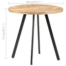 spisebord 80 cm ru mangotræ