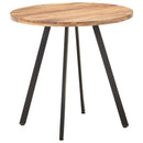 spisebord 80 cm massivt akacietræ